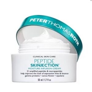 New! PETER THOMAS ROTH Peptide Skinjection Moisture Infusion Cream 1.7 fl oz